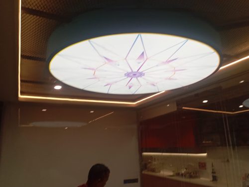 Printing barrisol stretch ceiling membrane